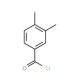 3,4-Dimethylbenzene-1-carbonyl chloride (CAS 21900-23-2) - chemical structure image