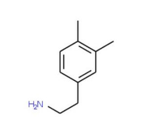3,4-Dimethylphenethylamine (CAS 17283-14-6) - chemical structure image