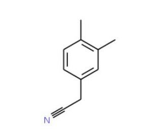 3,4-Dimethylphenylacetonitrile (CAS 3020-06-2) - chemical structure image