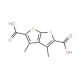 3,4-Dimethylthieno(2,3-b)thiophene-2,5-dicarboxylic acid (CAS 175202-55-8) - chemical structure image