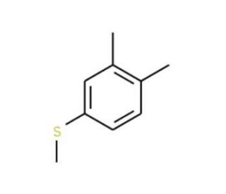 3,4-Dimethylthioanisole - chemical structure image