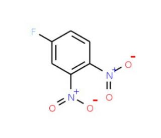 3,4-Dinitrofluorobenzene (CAS 364-53-4) - chemical structure image