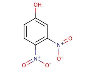 3,4-Dinitrophenol, wetted (CAS 577-71-9) - chemical structure image