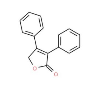 3,4-Diphenyl-5H-furan-2-one (CAS 5635-16-5) - chemical structure image