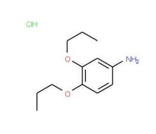 3,4-dipropoxyaniline hydrochloride (CAS 88513-99-9) - chemical structure image