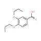 3,4-dipropoxybenzoic acid (CAS 794582-28-8) - chemical structure image