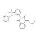 3-(4-Ethoxymethylene-1,3-dioxo-3,4-dihydro-1H-isoquinolin-2-yl)-N-(2-fluoro-phenyl)-benzenesulfonamide - chemical structure i