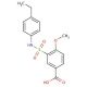 3-(4-Ethyl-phenylsulfamoyl)-4-methoxy-benzoic acid - chemical structure image