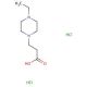 3-(4-ethylpiperazin-1-yl)propanoic acid dihydrochloride - chemical structure image