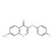 3-(4-Fluoro-phenoxy)-7-hydroxy-chromen-4-one (CAS 124330-34-3) - chemical structure image