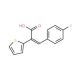 3-(4-Fluoro-phenyl)-2-thiophen-2-yl-acrylic acid (CAS 104314-04-7) - chemical structure image