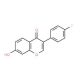 3-(4-Fluoro-phenyl)-7-hydroxy-chromen-4-one (CAS 15584-10-8) - chemical structure image