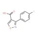 3-(4-Fluoro-phenyl)-isoxazole-4-carboxylic acid - chemical structure image