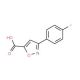 3-(4-Fluoro-phenyl)-isoxazole-5-carboxylic acid (CAS 618383-48-5) - chemical structure image