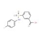 3-(4-Fluoro-phenylsulfamoyl)-benzoic acid - chemical structure image