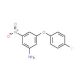 3-(4-Fluorophenoxy)-5-nitroaniline - chemical structure image