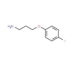 [3-(4-Fluorophenoxy)propyl]amine (CAS 116753-54-9) - chemical structure image