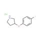 3-(4-Fluorophenoxy)pyrrolidine hydrochloride (CAS 23123-11-7) - chemical structure image