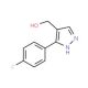 [3-(4-Fluorophenyl)-1H-pyrazol-4-yl]methanol - chemical structure image