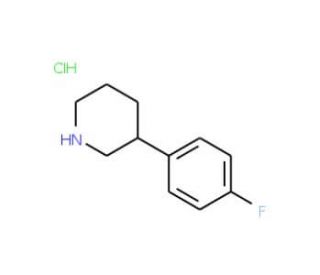 3-(4-Fluorophenyl)piperidine hydrochloride (CAS 1106940-94-6) - chemical structure image