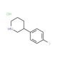 3-(4-Fluorophenyl)piperidine hydrochloride (CAS 1106940-94-6) - chemical structure image