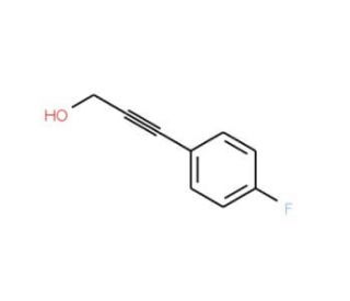 3-(4-Fluorophenyl)prop-2-yn-1-ol (CAS 80151-28-6) - chemical structure image
