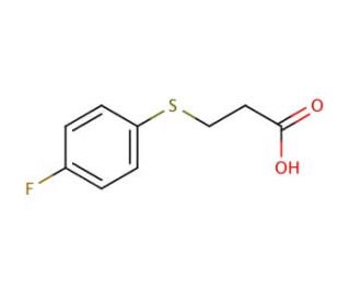 3-(4-Fluorophenylthio)propionic acid, tech - chemical structure image