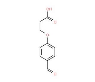 3-(4-formylphenoxy)propanoic acid (CAS 70170-91-1) - chemical structure image