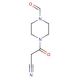 3-(4-formylpiperazin-1-yl)-3-oxopropanenitrile - chemical structure image