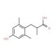 3-(4-Hydroxy-2,6-dimethylphenyl)-2-methyl-propionic acid (CAS 194857-85-7) - chemical structure image