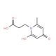 3-(4-Hydroxy-6-methyl-2-oxo-2H-pyridin-1-yl)-propionic acid - chemical structure image