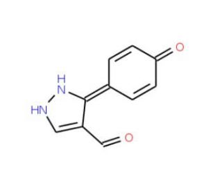 3-(4-Hydroxy-phenyl)-1H-pyrazole-4-carbaldehyde - chemical structure image