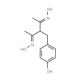 3-(4-Hydroxybenzyl)-2,4-pentanedione dioxime - chemical structure image