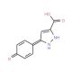 3-(4-hydroxyphenyl)-1H-pyrazole-5-carboxylic acid - chemical structure image