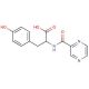3-(4-hydroxyphenyl)-2-(pyrazin-2-ylformamido)propanoic acid - chemical structure image
