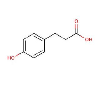 3-(4-Hydroxyphenyl)propionic Acid (CAS 501-97-3) - chemical structure image