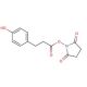 3-(4-Hydroxyphenyl)propionic acid N-hydroxysuccinimide ester (CAS 34071-95-9) - chemical structure image