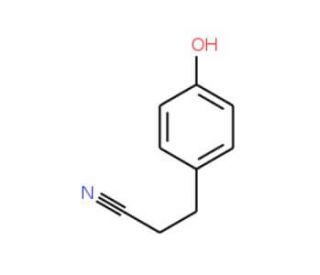 3-(4-Hydroxyphenyl)propionitrile (CAS 17362-17-3) - chemical structure image