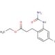 3-(4-Iodo-2-ureido-phenyl)-propionic acid ethyl ester - chemical structure image