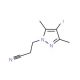 3-(4-Iodo-3,5-dimethyl-1H-pyrazol-1-yl)-propanenitrile - chemical structure image