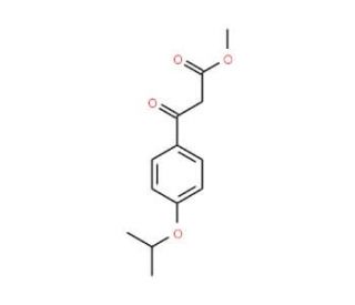3-(4-Isopropoxy-phenyl)-3-oxo-propionic acid methyl ester - chemical structure image