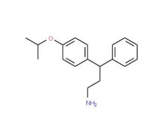 3-(4-Isopropoxy-phenyl)-3-phenyl-propylamine - chemical structure image