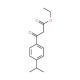 3-(4-Isopropyl-phenyl)-3-oxo-propionic acid ethyl ester (CAS 54957-66-3) - chemical structure image
