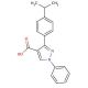 3-(4-isopropylphenyl)-1-phenyl-1H-pyrazole-4-carboxylic acid - chemical structure image