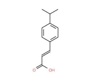3-(4-isopropylphenyl)acrylic acid (CAS 3368-21-6) - chemical structure image