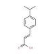 3-(4-isopropylphenyl)acrylic acid (CAS 3368-21-6) - chemical structure image