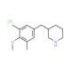 3-(4-Methoxy-3,5-dimethyl-benzyl)-piperidine hydrochloride (CAS 625454-23-1) - chemical structure image