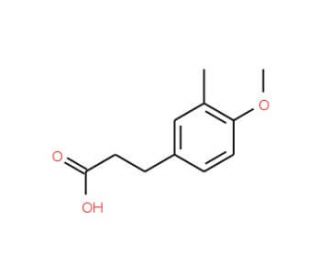 3-(4-Methoxy-3-methyl-phenyl)-propionic acid (CAS 22442-47-3) - chemical structure image