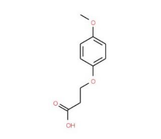 3-(4-Methoxy-phenoxy)-propionic acid (CAS 20811-60-3) - chemical structure image