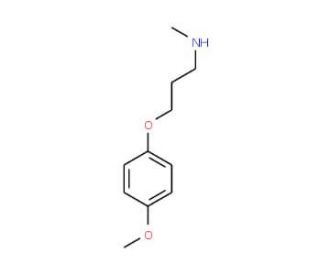 [3-(4-Methoxy-phenoxy)-propyl]-methyl-amine (CAS 303104-76-9) - chemical structure image